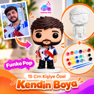 Kişiye Özel 15cm Funko Pop Figürü (Sınırlı Sayıda) - Kendin Boya
